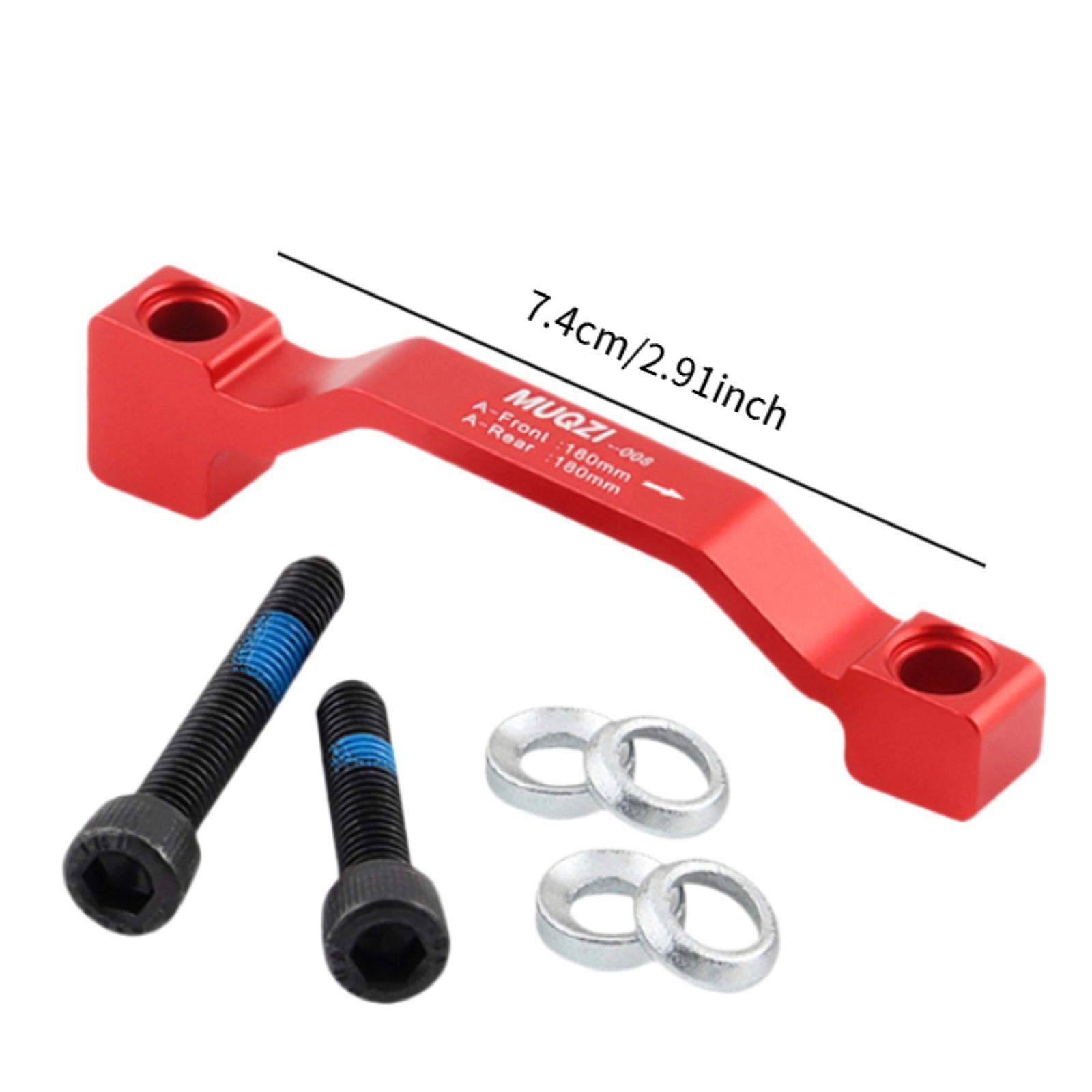 自転車ディスクブレーキアダプター 180mm アルミ合金キャ - Front Rear Brake Caliper Bracket Kit のレビューと価格